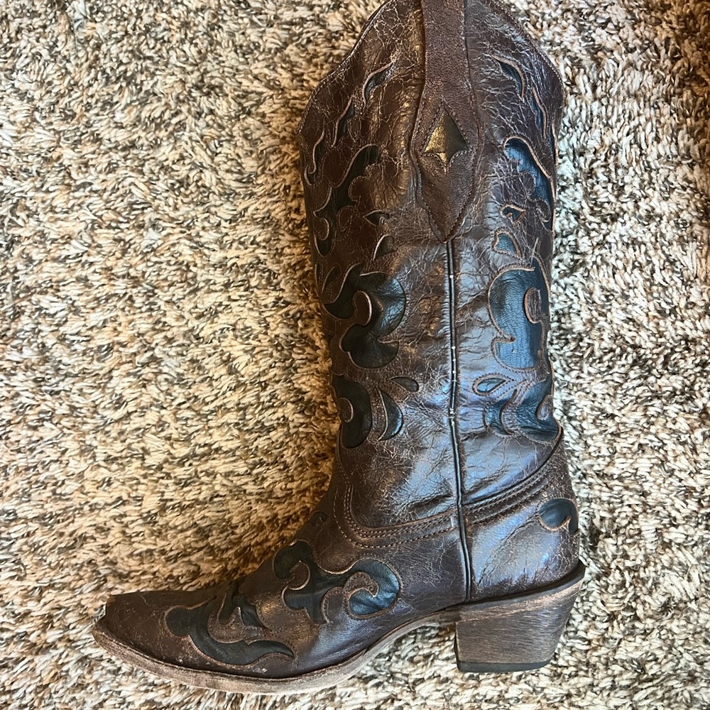 Brown Corral Brand Cowboy Boots - Picture 4 of 6